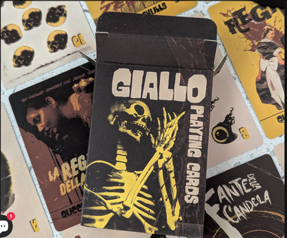 Giallo Playing Cards