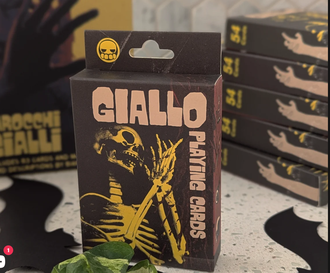 Giallo Playing Cards